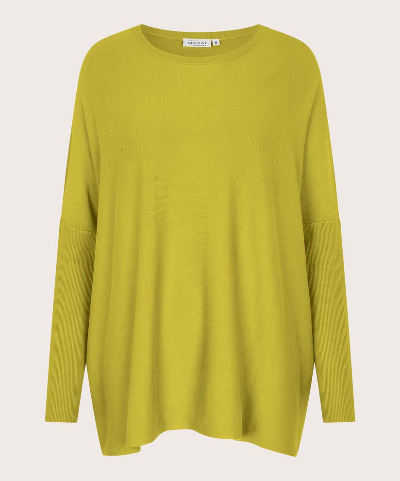Oversize-pullover Mit Schmalen Ärmeln, Burnish Gold