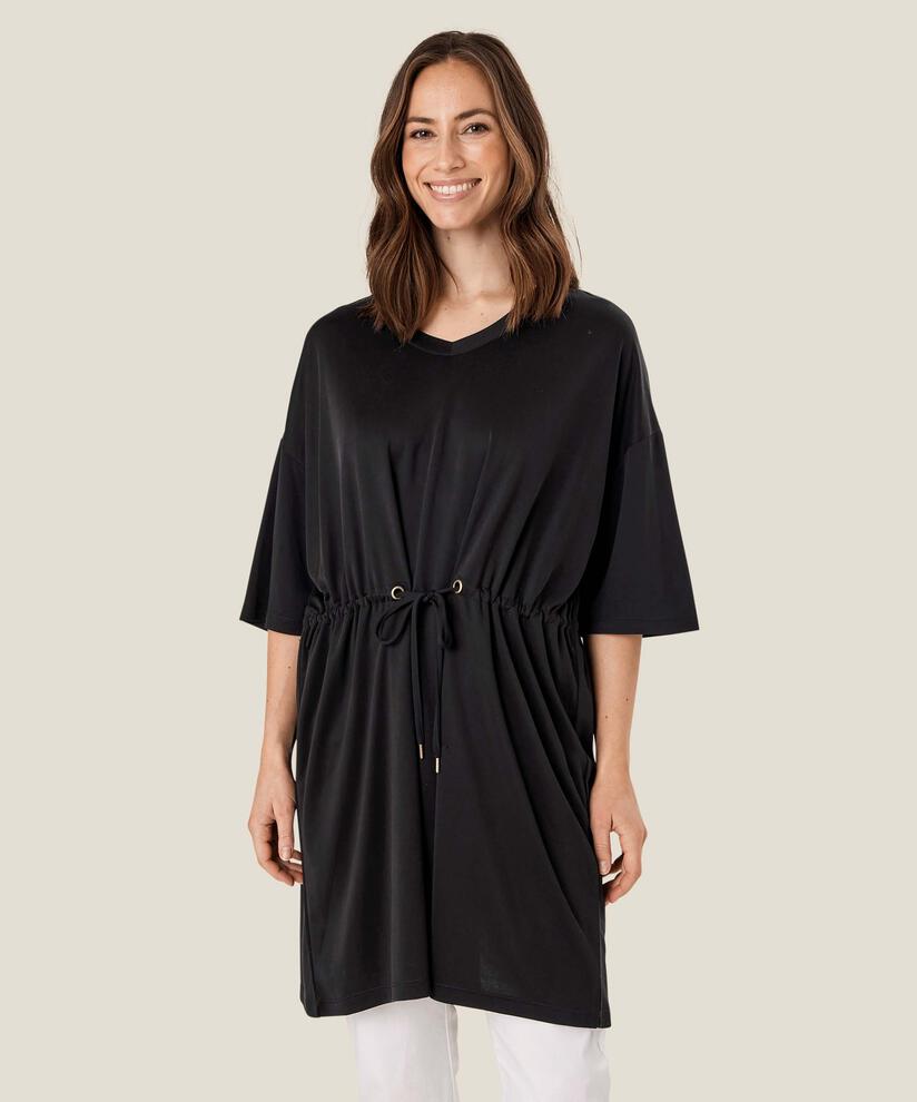 Greta JERSEY Tunika, Black