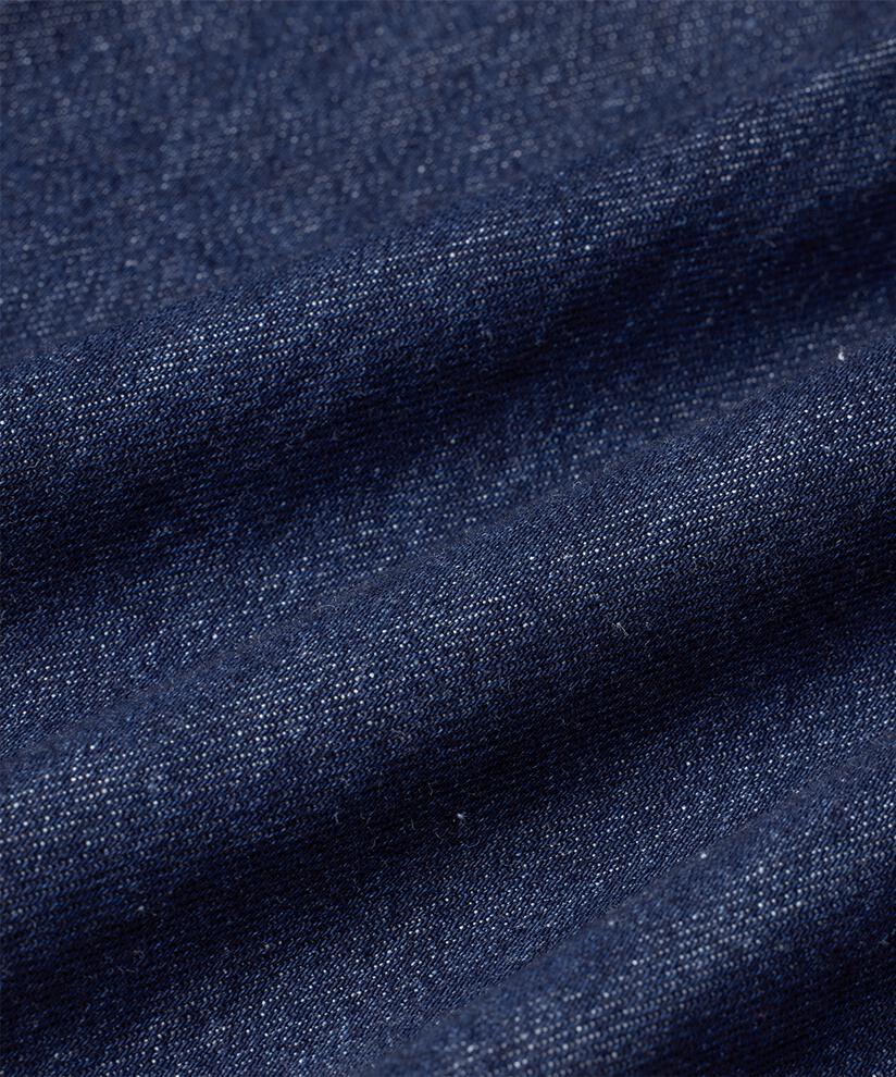 Jeanskleid mit Falten hinten, Dark Denim