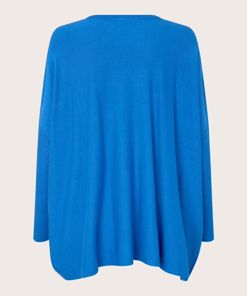 Oversize-pullover Mit Schmalen Ärmeln, Nebulas Blue